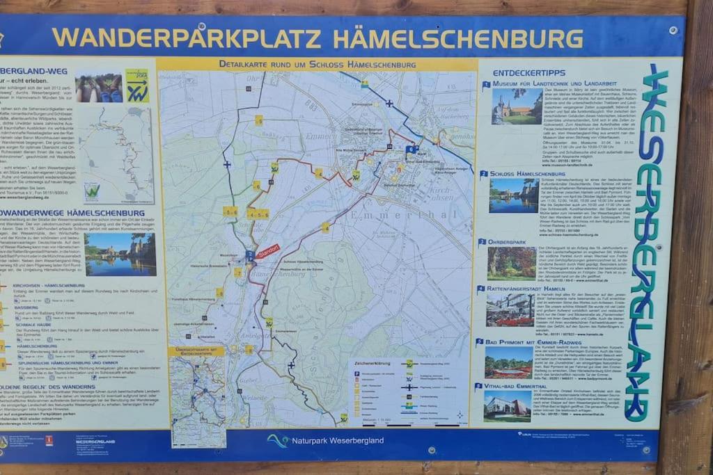 Schoene Ferienwohnung T&N Im Weserbergland Emmerthal Экстерьер фото